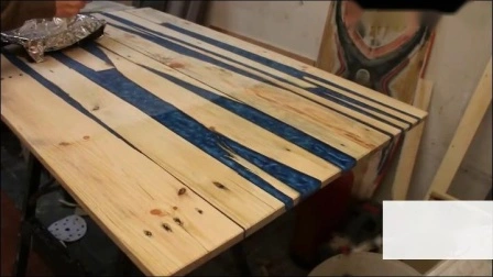 Набор для литья деревянного стола из высокоглянцевой быстроотверждаемой эпоксидной смолы